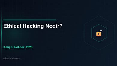 Ayberk Tech | Ethical Hacking Nedir? Nasıl Öğrenilir? 2026 Kariyer Rehberi ethical hacking 2026