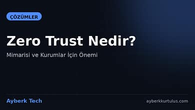 zero trust nedir