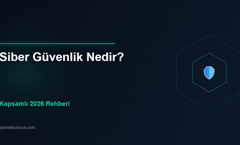Ayberk Tech | Siber Güvenlik Nedir? Temel Kavramlar ve 2026 Kapsamlı Rehberi siber guvenlik 2026