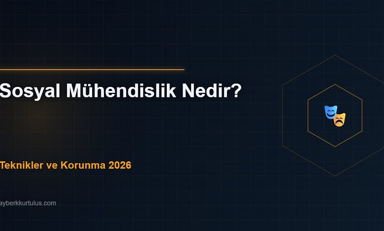 Ayberk Tech | Sosyal Mühendislik Saldırısı Nedir? Teknikler ve Korunma 2026 sosyal muhendislik 2026